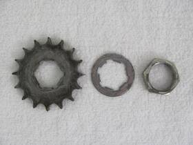 234-17461-60-00 Yamaha 1969 100 L5-t Trailmaster 16-t Drive Sprocket/washer/nut #234-17461-60