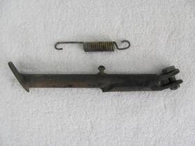 234-27311-00 Yamaha 1969 100 L5-t Trailmaster Side Stand With Spring And Bolt - Oem #234-27311-00