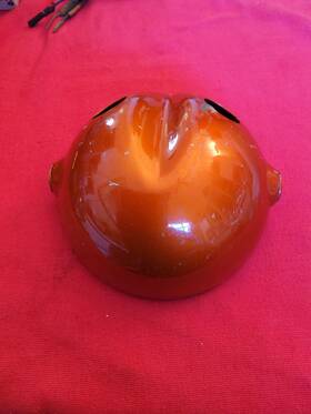 241-84311-00-e1 Yamaha Oem 1972 Jt-2 Headlight Bucket Orange Yha-117 Sae N71 -