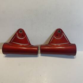 246-23121-00-63 Yamaha Fork Upper Cover Set Yds6b 69 Brilliant Red 23131-00-63