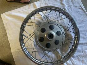 256-25121-00 Yamaha 1971 Xs650 Front Wheel Rim Hub Drum Brake Xs1 2795