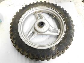 25k-25180-00-35 Yamaha 1982 Pw50 Y Zinger 50 Oem Original Front Wheel Rim Tire Razz 83 1981 1985