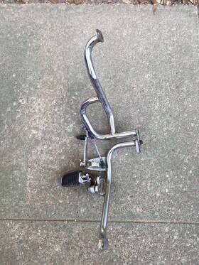 Yamaha 266849508086 88-95 Virago Xv750 Left Side Engine Crash Bar Guard