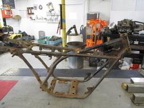 278-21110-00-33 Yamaha 72 Ds7 250 Frame Chassis 1970-1972