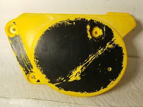 2j5-21711-00-98 Yamaha 1978 Yz80 Yz 80 / Original Oem Left Airbox Side Cover Number Plate
