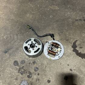 2u7-81300-20 Yamaha Chappy 50 80 Lb50 Lb80 Magneto Stator Flywheel Assembly Oem