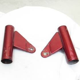360-23131-50-a2 Yamaha Rd 350 Oem Headlight Head Lamp Support Brackets Ears Fork Upper Covers