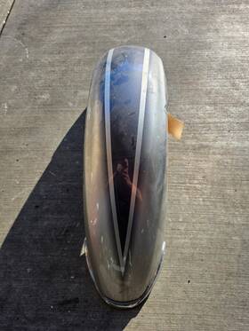 3d8-y2151-11-00 Yamaha 07-09 2007 V Star 1300 Xvs1300 Front Fender Wheel Cover Arch Mud Guard