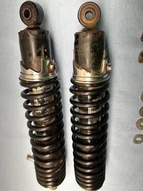 3h7-22210-00-00 Yamaha Tt500 Tt 500 Xt500 Oem Kyb 1977 Shock Absorbers Shocks
