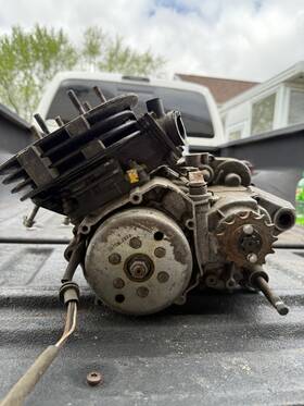 3j-167003 Yamaha Damaged Blaster Parts Motor