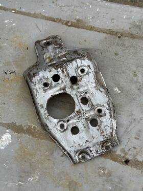 3y1-21471-00-35 Yamaha 1982 Xt250 Xt 250 Frame Skid Plate Bash Guard