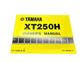 3y1-28199-10 Yamaha Xt250h Owners Manual 1st Edition