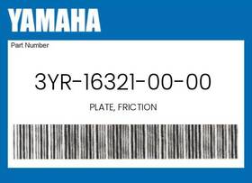 3yr-16321-00-00 Yamaha Genuine Plate Friction -