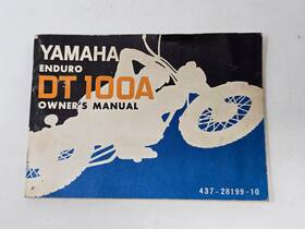 437-28199-10 Yamaha Oem Enduro Dt 100a Owners Manual 1973