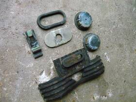 4h7-24181-00-00 Yamaha 1982 81 83 Xv750 Virago Oem Gas Tank Locating Damper Set