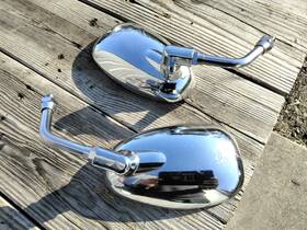 4nk-26280-10-00 Yamaha 1999-2015 V-star 1100 650 Chrome Mirror Set Xvs Road Star 1300 1700