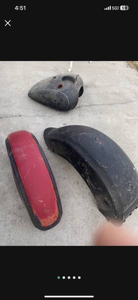 4tr-21510-01-e9 Yamaha Oem Xvs 650 V-star Custom Front Fender Part#