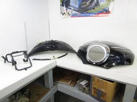 4xy-y283g-50-33 Yamaha 4xy-28350-00-33 03 Midnight Venture Xvz 1300 Front Fairing Dash 2002-2003