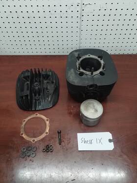 500-11311-00-00 Yamaha Oem 75-76 Dt400 Cylinder Jug Head And Piston .5mm Oversize