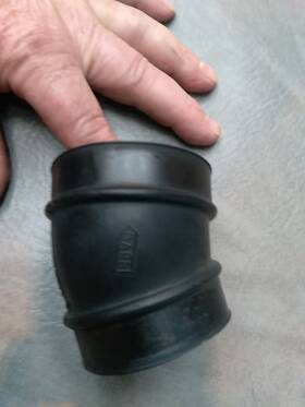 510-14453-00-00 Yamaha 1975 Mx400b 1976 Yz400c It400c Airbox Boot B Vintage Ahrma