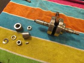 558-11400-00-00 Yamaha Dt100 Crankshaft Crank Shaft Mx100 Rt100 Complete