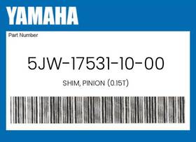 5jw-17531-10-00 Yamaha Genuine Shim Pinion 0.15t -