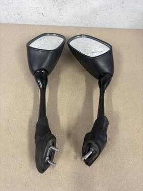 5lv-26280-00-00 Yamaha 01-05 Fz1 Left Right Side Rear View Mirror Oem Set #0308