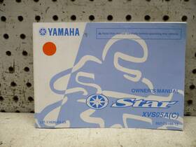 5s7-28199-12 Yamaha Star Xvs95a C Owners Manual Oem