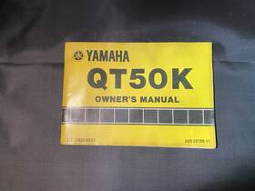 5u9-28199-11 Yamaha Oem Factory Original Owners Manual 1983 Qt50k - Stained But Solid