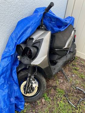617312 Yamaha 2013 Zuma 125cc 4 Stroke Motorcycle