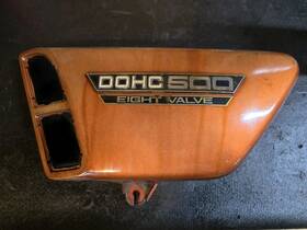 Dohc500 Yamaha 773919 8 Valve Dual Cam Right Side Cover Panel Orange