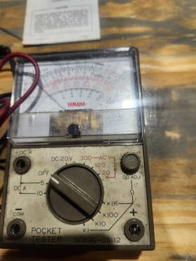 90890-03112 Yamaha Vintage Motorcycle Oem Hioki Pocket Tester Multimeter