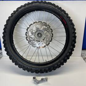 94416-21045-00 Yamaha 2014-2022 Yz250f Oem Front Wheel With Oversized Router And Brake Hanger