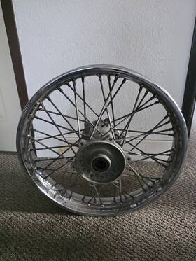 94421-18614-00 Yamaha 98-04 2001 V Star Xvs1100 Front Wheel Rim Disk Disc 18x2.15