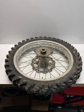 94421-19008-00 Yamaha 2009-2010 Yz450f Oem Complete Rear Wheel Rim Hub Spokes Tire