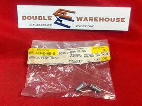 98701-05012-00 Yamaha 98701-05012 Nos Flat Head Screw For Lot Of Two 2