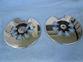 Aba-42h15-00-00 Yamaha 1984-99 Virago Xv700-1100 Oem Front Disc Rotor Covers #aba-42h15-00-00