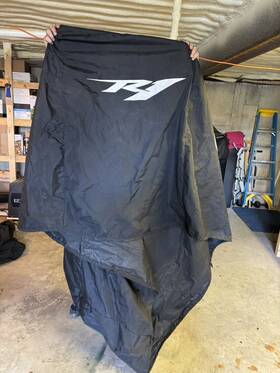 Aba-4c828-00-00 Yamaha Yzfr1 Yzf-r1 2006-2008 Genuine Bike Black Cover Oem