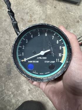 Ahkl46231 Yamaha 1974 To 1976 Dt125 Enduro Tachometer And Speedometer Face Plates