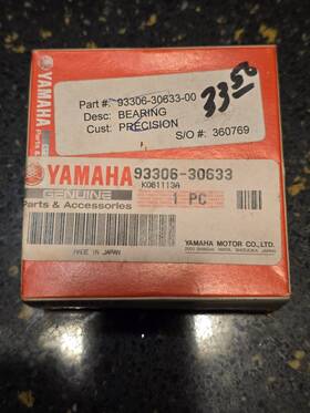 B4m-f6206-v0-00 Yamaha 93306-30633 Oem Yz450f Crankshaft Bearing B4m-f6206-v0-00 Yamaha 93306-30633 Oem Yz450f Crankshaft Bearing