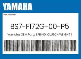 Bs7-f172g-00-p5 Yamaha Genuine Spring Clutch Weight 1 -