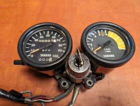 Dgjkl849736 Yamaha 1971 Rt1 360 Enduro Tachometer And Speedometer Dt1 250
