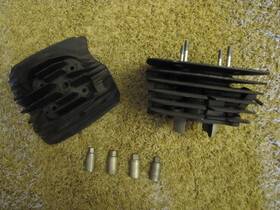 2a6-11311-00-00 Yamaha Genuine Parts Cu Oem Vintage Ahrma 1977-81 Dt125 Cylinder Original Top End Head Bolts Dt 125 Motor Engine