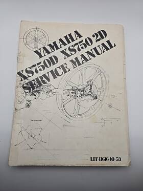 Lit-11616-10-53 Yamaha Oem Service Manual Xs750d Xs750-2d