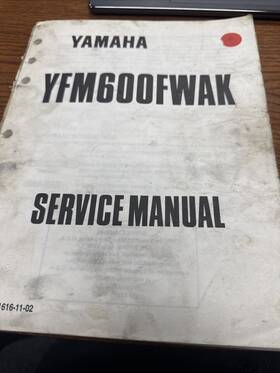 Lit-11616-11-02 Yamaha 1997 Yfm600 Owners Service Manual Genuine Oem/ Part#