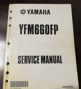 Lit-11616-15-01 Yamaha Yfm660fp 2001 1st Edition Service Manual