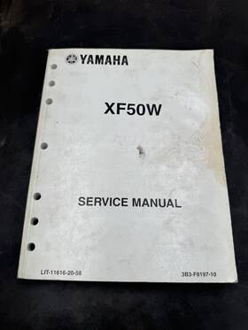 Lit-11616-20-58 Yamaha 2007 Xf50w Scooter Service Manual Genuine Oem/ Part#