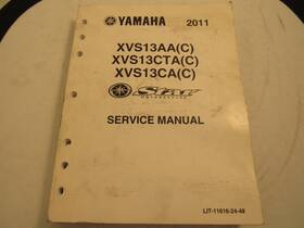 Lit-11616-24-48 Yamaha 2011 V-star Xvs1300 Owners Service Manual/ Part#