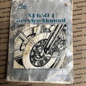 Lit-11616-xj-60 Yamaha Oem Factory 1982 Xj650 J Maxima Service Manual 157 Pages 1st Edition