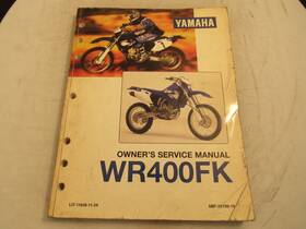 Lit-11626-11-24 Yamaha 1998 Wr400f Owners Service Manual Genuine Oem/ Part#